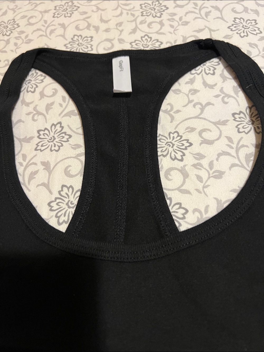 GAP Black Racerback Tank Top - Picture 2 of 4